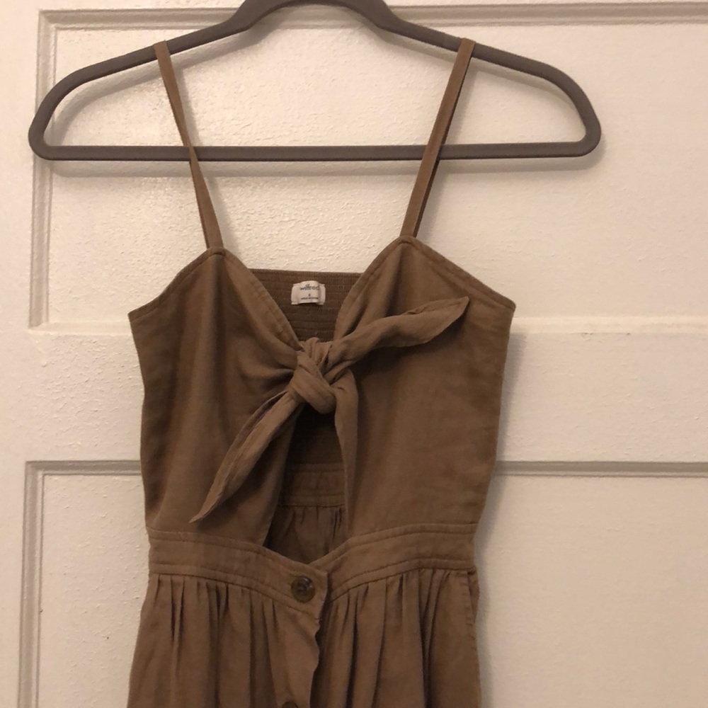 NWT Wilfred Tie Top Adelina Dress Nutmeg Sz 0
